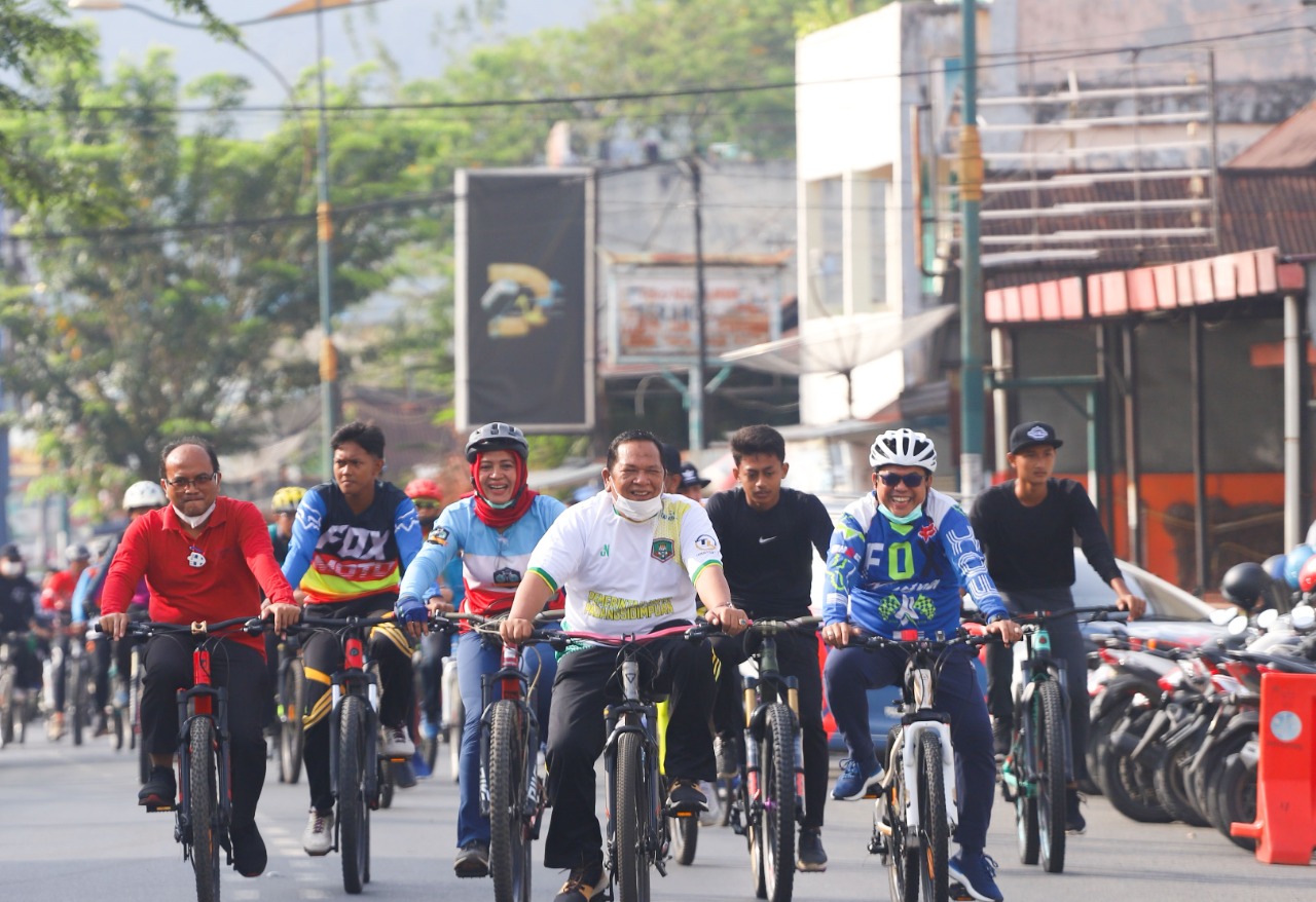 ISSI Kota Padangsidempuan Gelar Pawai Keliling