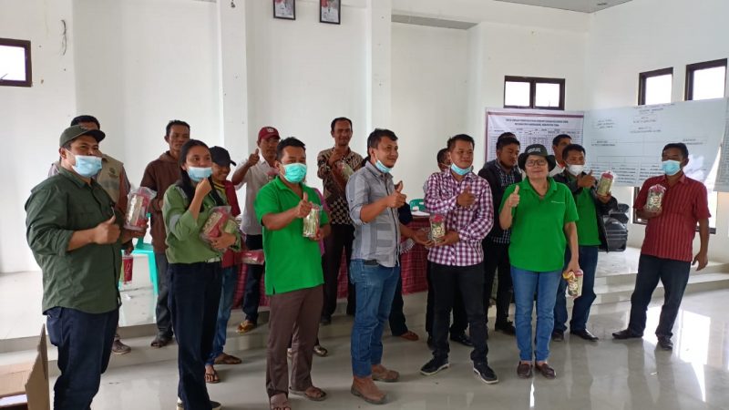 PT Toba Pulp Lestari Sektor Habinsaran Dukung Kelompok Tani Kopi
