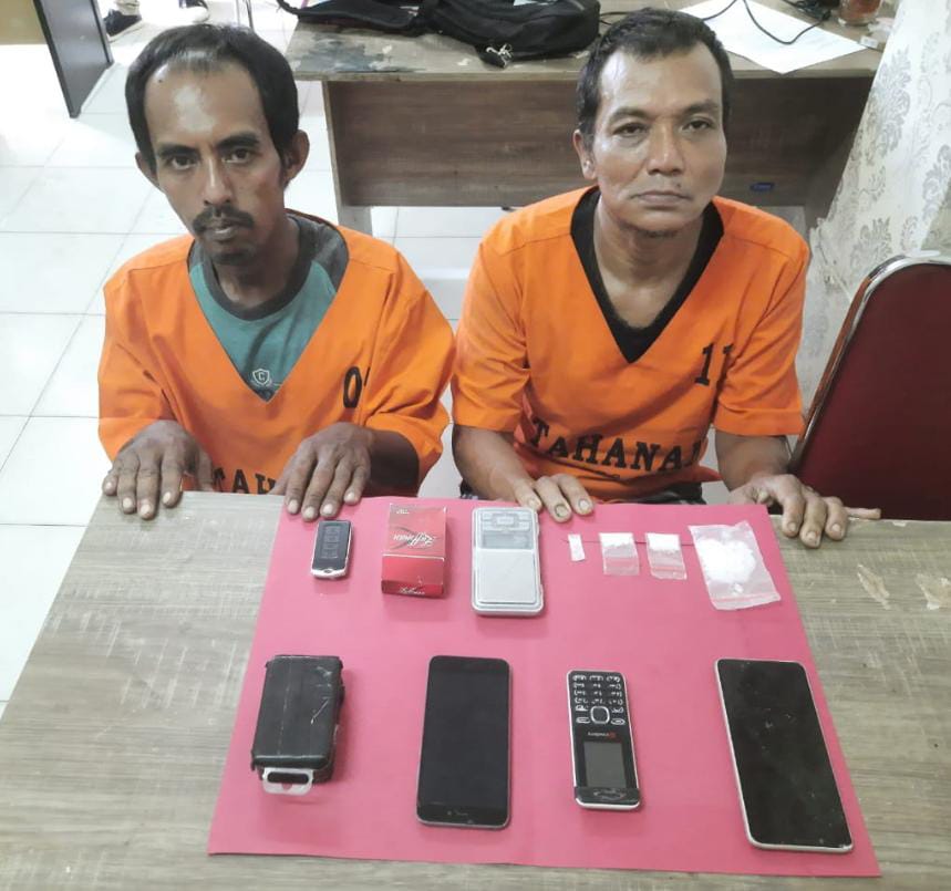 Dua Pengedar Sabu Ditangkap Polisi Di Kecamatan Sungai Apit
