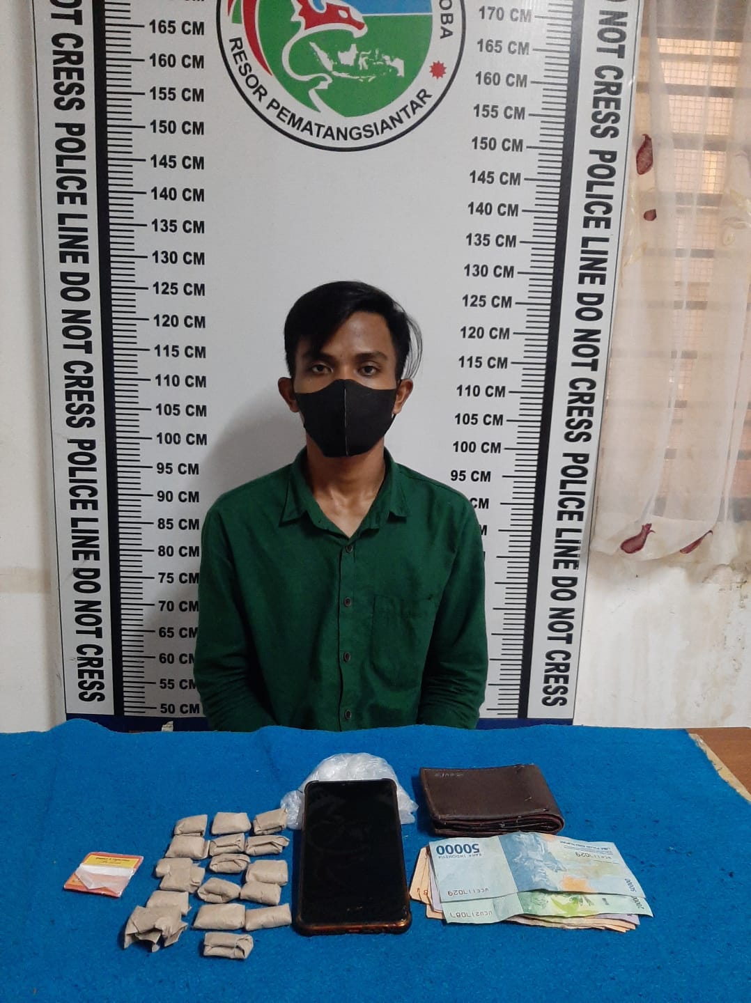 Miliki Ganja Seberat 21,25 Gram, Warga Tomuan Diamankan Sat Narkoba Polres Pematangsiantar dari Rumahnya