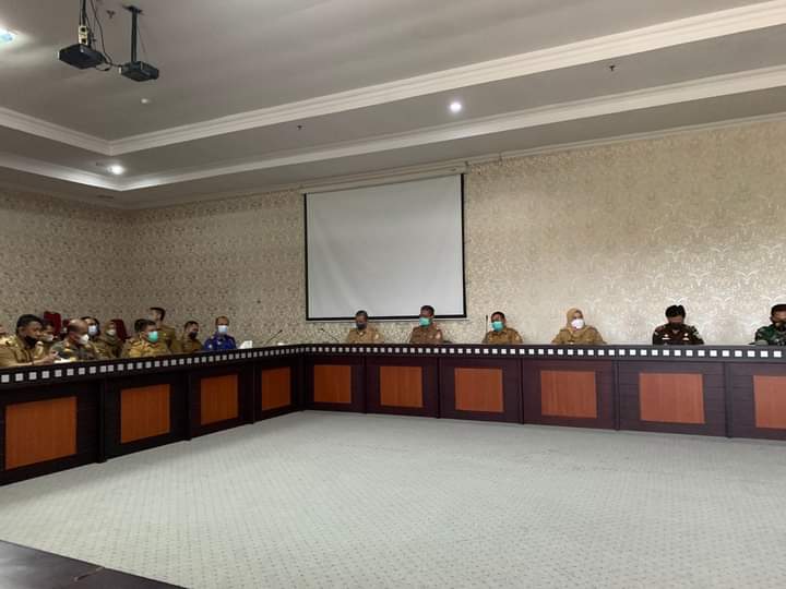 Bupati Tubaba Pimpin Rakor Satgas Covid19 Tentang Omicron