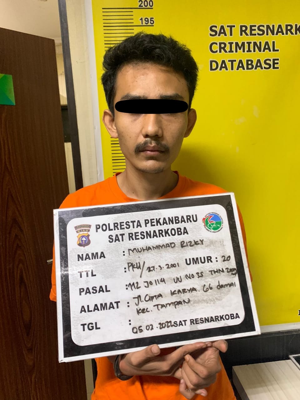 Sat Resnarkoba Polresta Pekanbaru Tangkap Dua Pelaku Narkoba