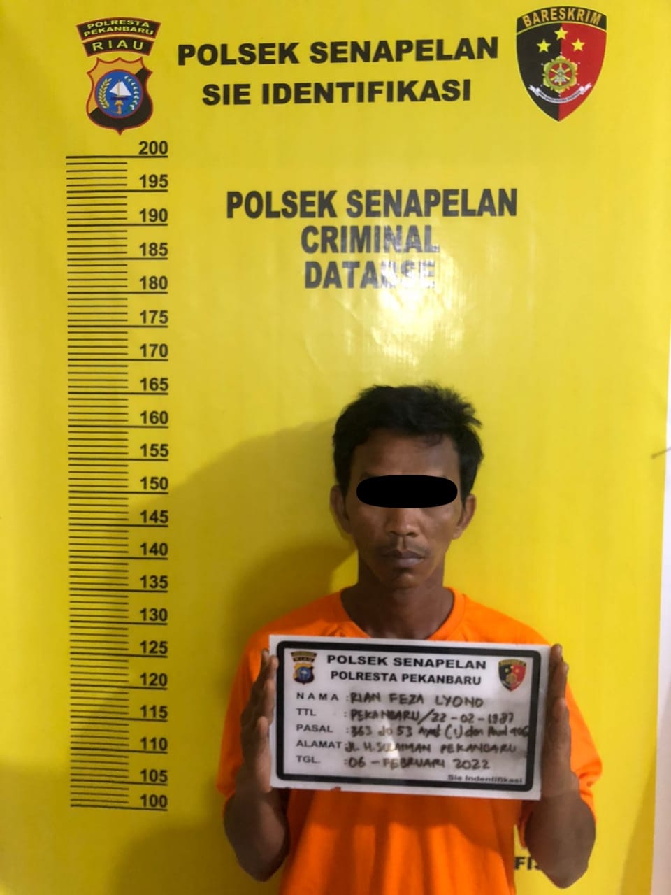Polsek Senapelan Tangkap Pelaku Curat