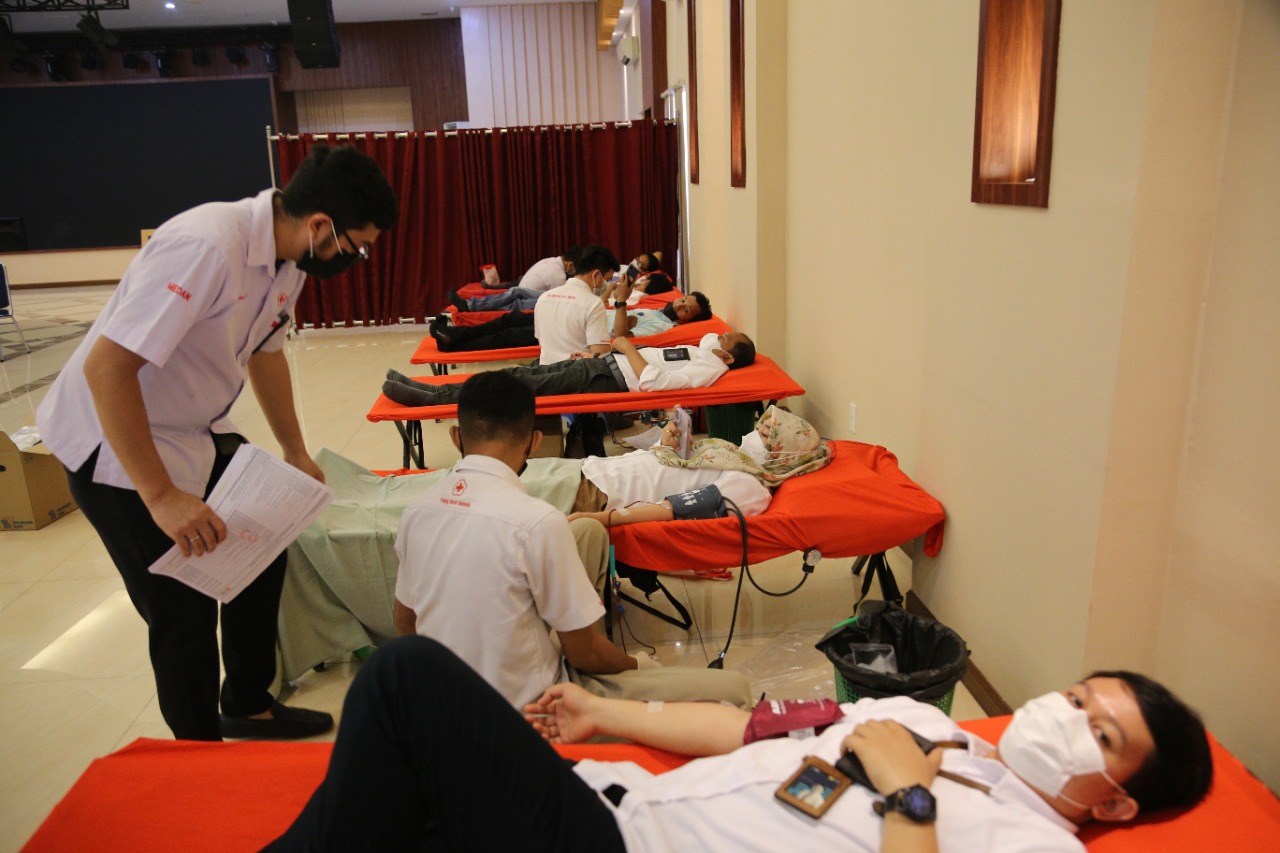 PLN UIW Sumatera Utara Aksi Donor Darah di Bulan K3 Nasional Tahun 2022