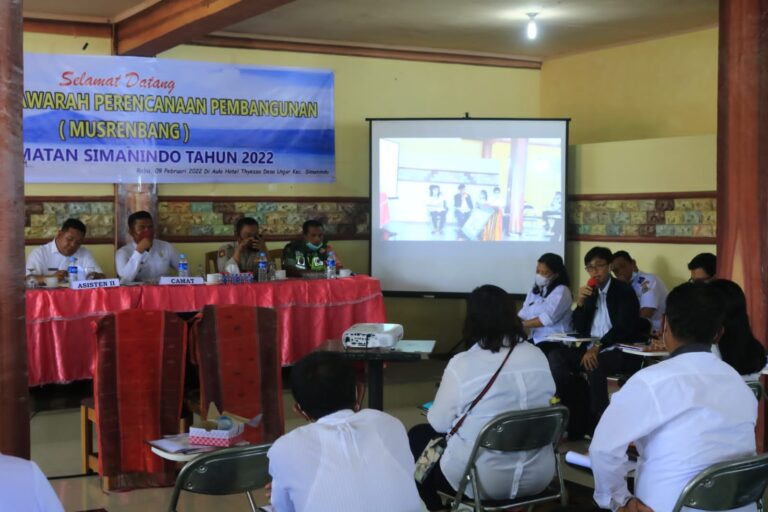 Musrenbang Kecamatan Simanindo Usulankan Pembangunan
