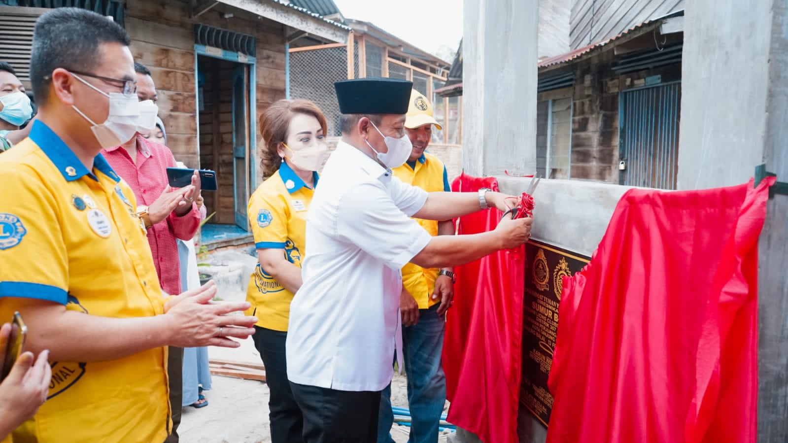 Resmikan Sumur Bor Plt Walikota Ucapkan Terimakasih Kepada Lions Club Golden Estate Medan