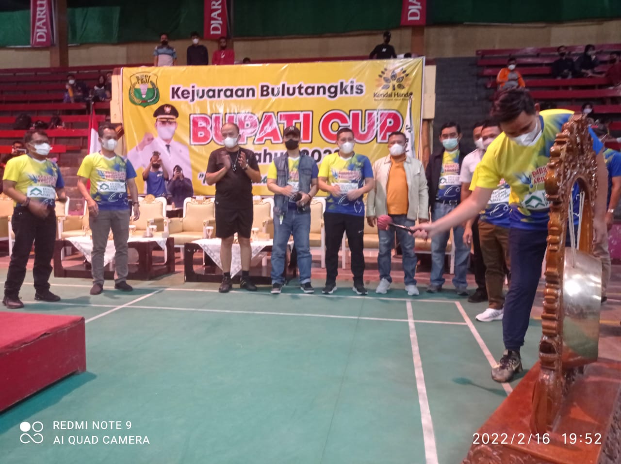 Kejuaraan Bulutangkis Bupati Cup Tahun 2022, Ini Pesan Bupati Kendal Dico