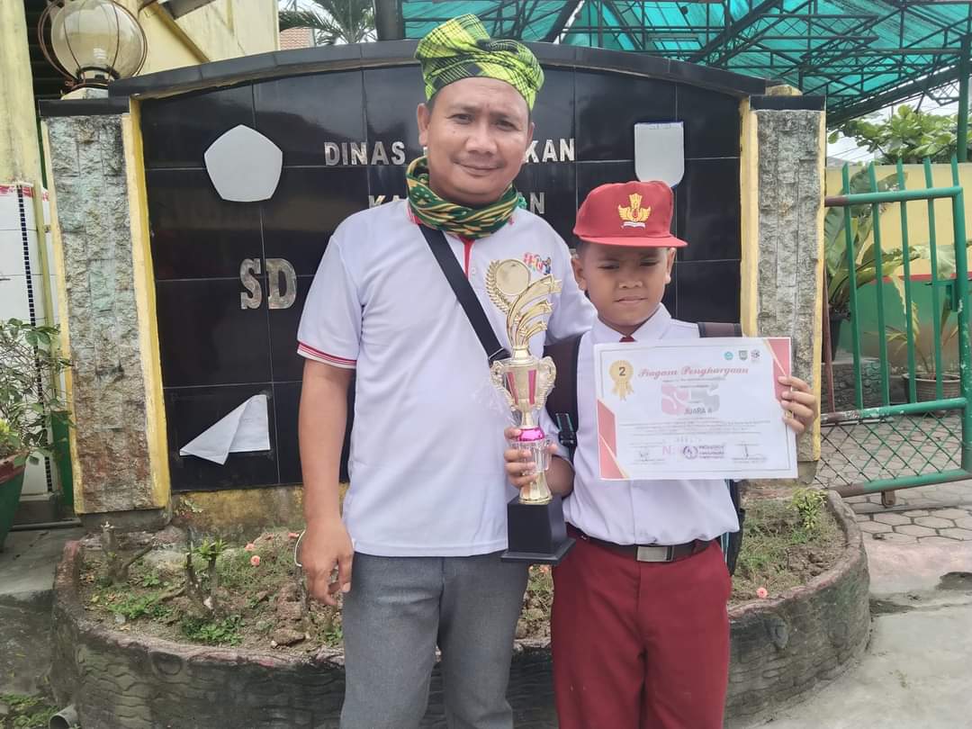 Juara ke-2, Anak Wartawan Lanjut KSN Tingkat Kabupaten Asahan