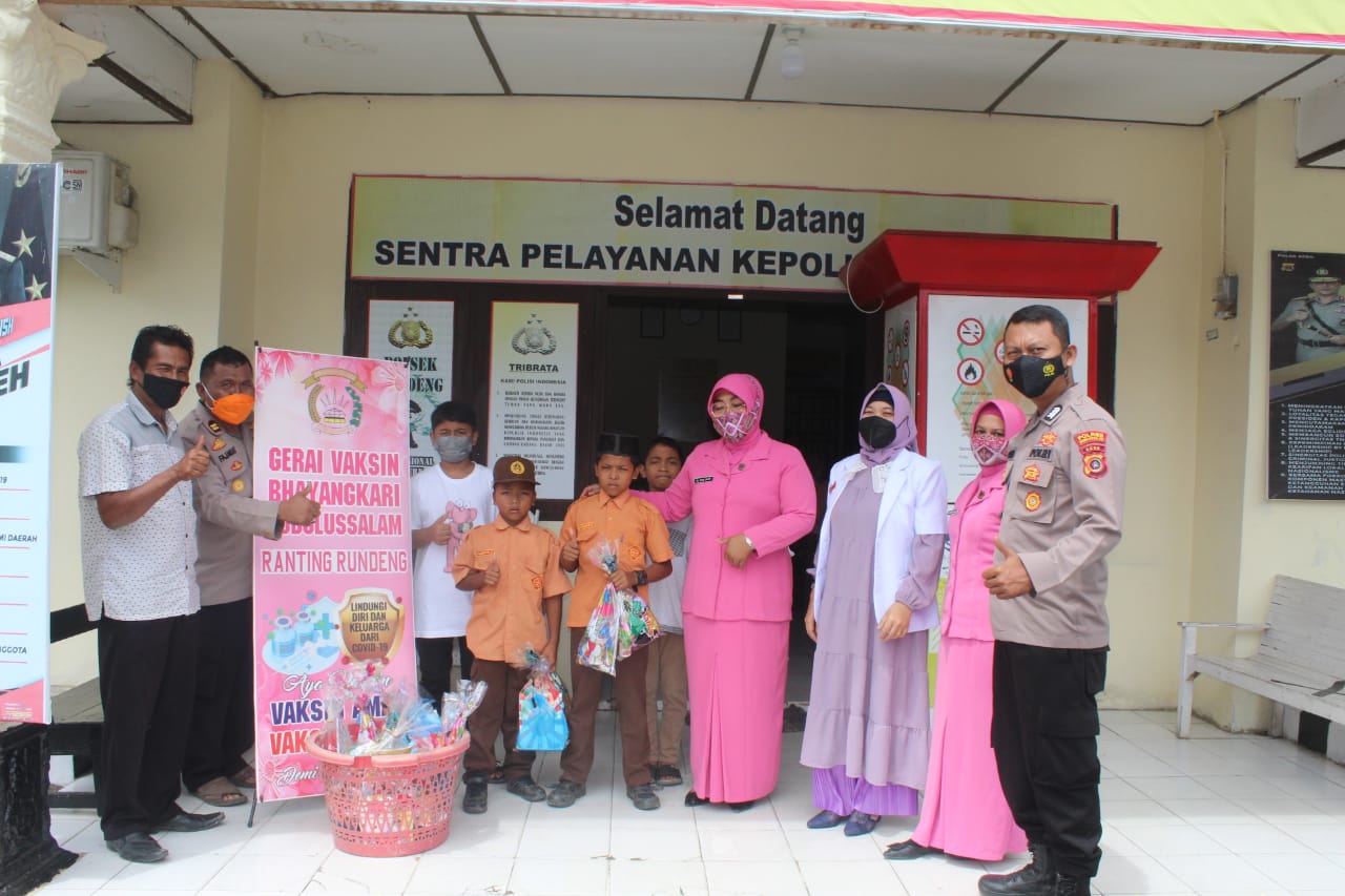 Lagi, Polsek Rundeng Lakukan Vaksinasi Untuk Anak Usia 6 – 11 Tahun