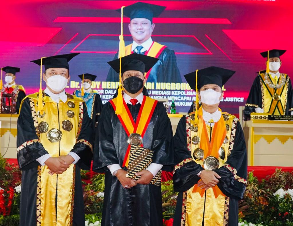 Mediasi Kepolisian dan Online Dispute Resolution, Pemikiran Smart Kapolda Banten dalam Orasi Ilmiah Pengukuhan Guru Besar Universitas Lampung