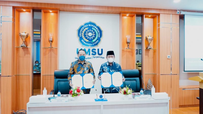 Plt Walikota Tanjungbalai Tanda Tangani MoU Dengan UMSU Medan