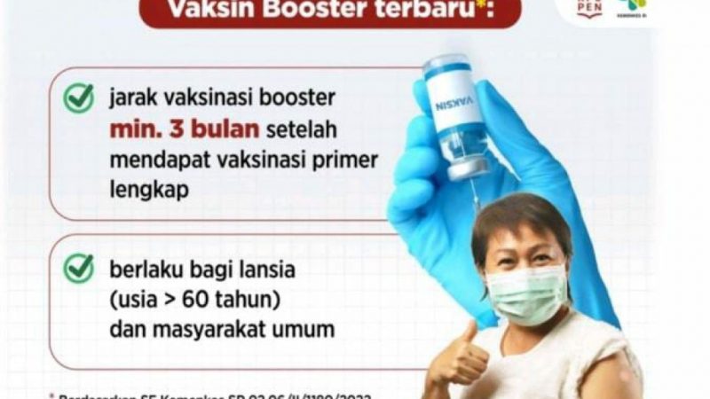 Kominfo Pemkab Samosir, Vansin Dosis Booster Lansia dan Masyarakat Minimal 3 Bulan