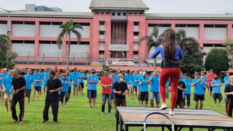 Senam Sehat Warga Binaan Rutan Cipinang