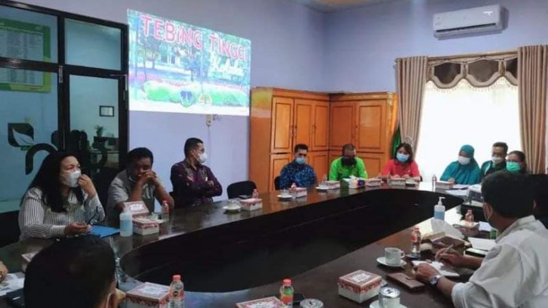 Terkait Penataan Tata Ruang Hijau, DPRD Samosir Kunker ke DLH Kota Tebing Tinggi