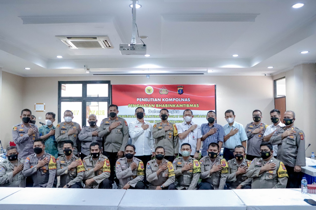Kapolres Kutai Kartanegara AKBP Arwin Amrih Wientama Sambut Kunjungan Kerja Tim Kompolnas