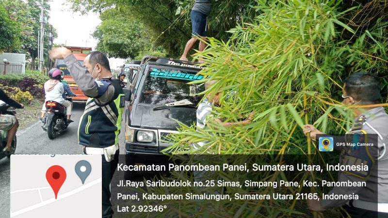 Cegah Laka Lantas, Ini Yang Dilakukan Kanit Turjagwali Sat Lantas Polres Simalungun Ipda M. Rizal 