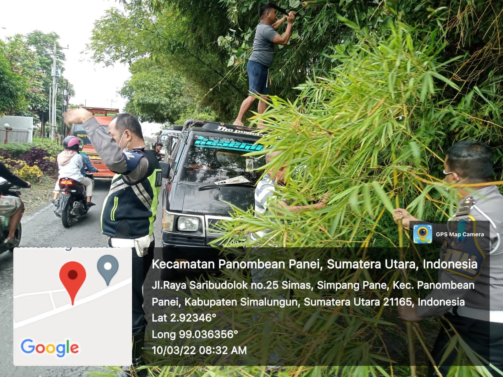 Cegah Laka Lantas, Ini Yang Dilakukan Kanit Turjagwali Sat Lantas Polres Simalungun Ipda M. Rizal 