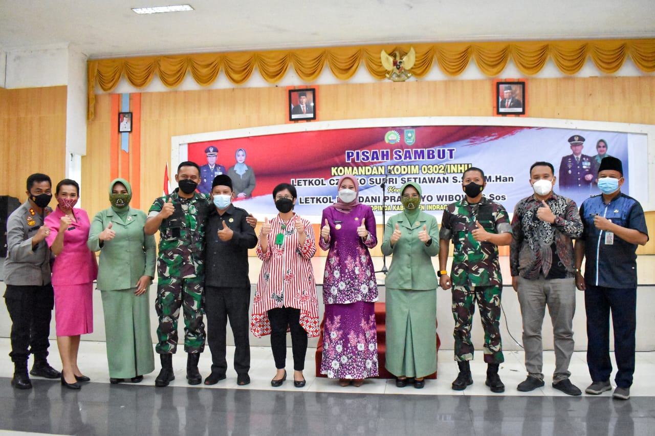Pisah  Sambut Dandim 0302 Inhu, Bupati Inhu : Dandim Baru Dapat Memberikan Inovasi Kepada Pemerintah