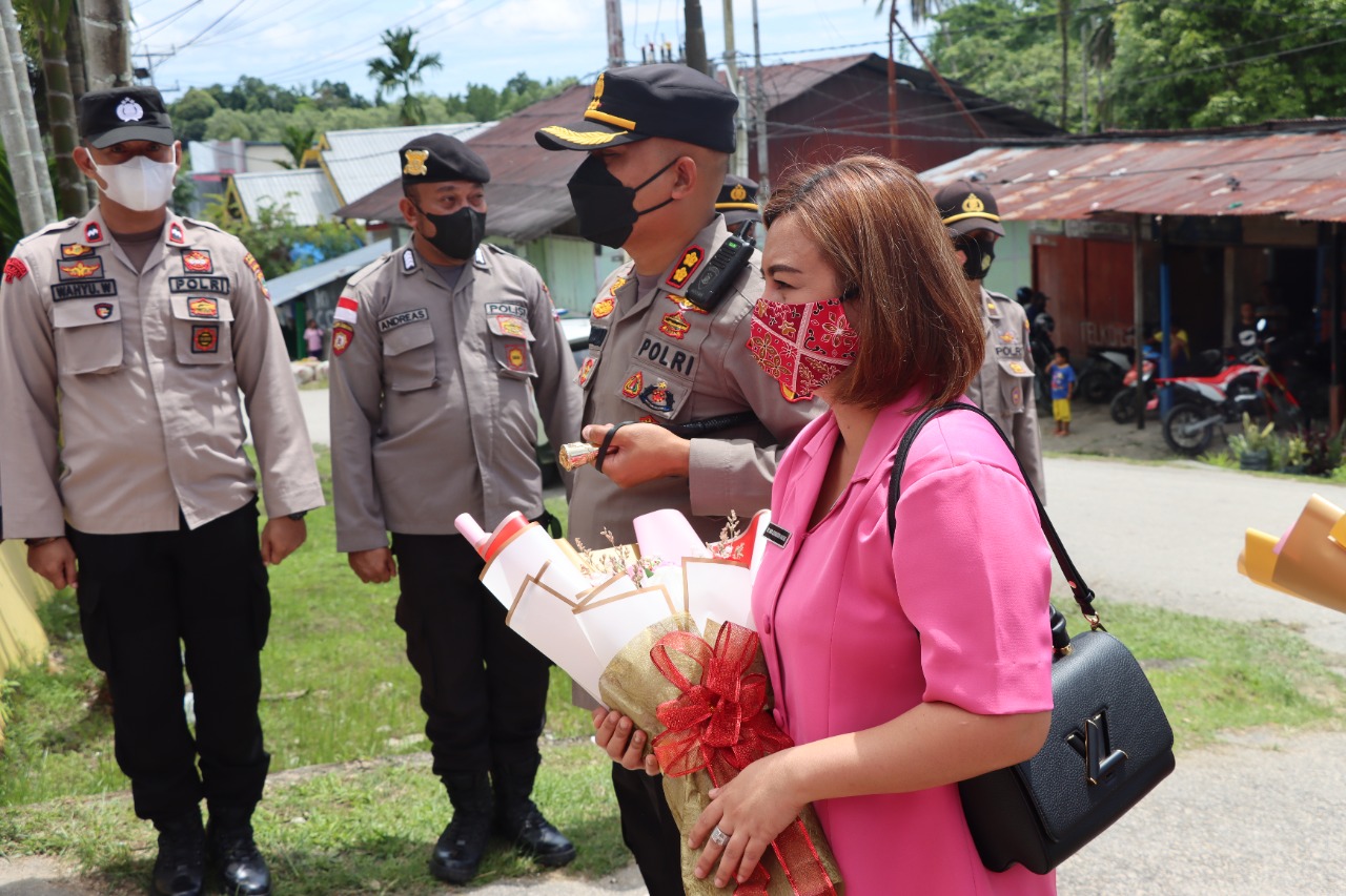 Kunjungan Kerja Kapolres Sorong Selatan ke Polsek Teminabuan, ini Pesannya