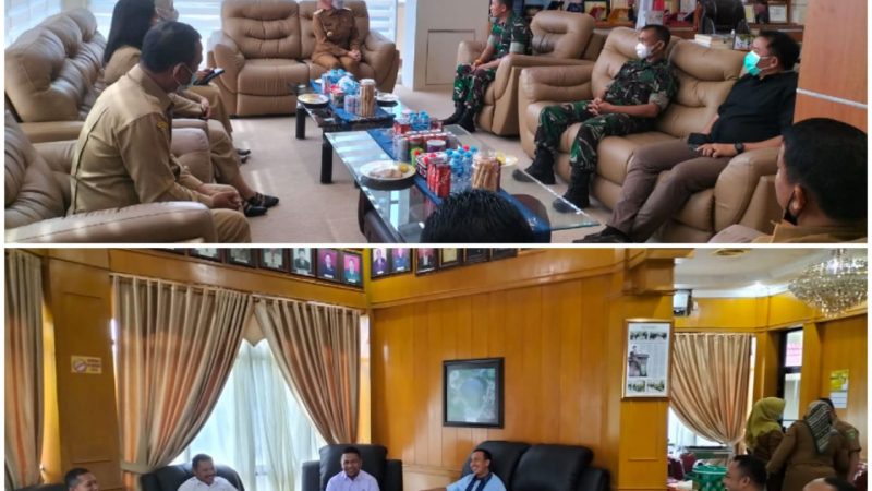Kunker Ke Pemerintah dan DPRD Inhu, Dandim 0302 Inhu : Siap  Bantu  Roda Pemerintahan