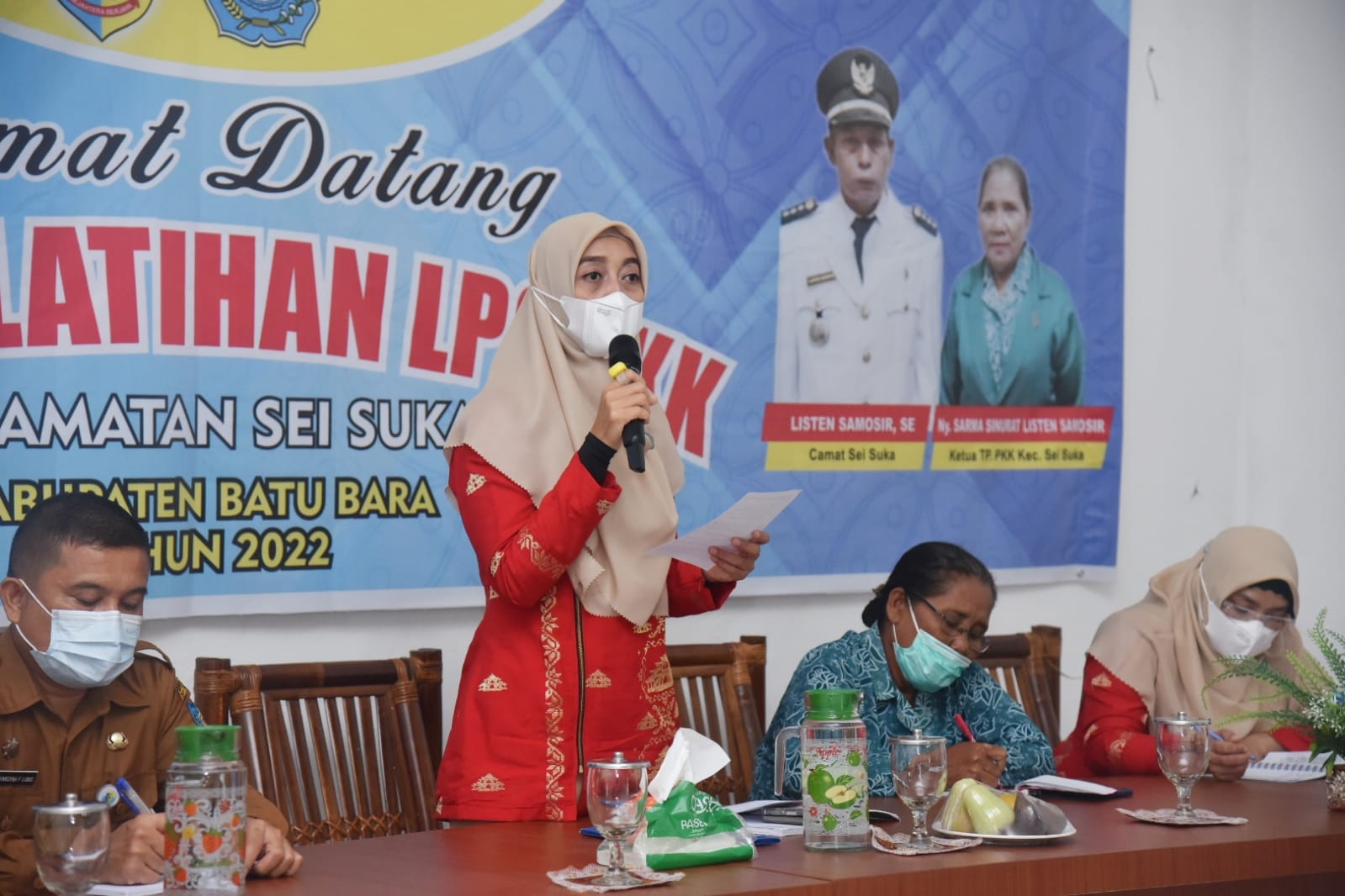 Ketua TP – PKK Kabupaten Batu Bara Buka Pelatihan LP3PKK