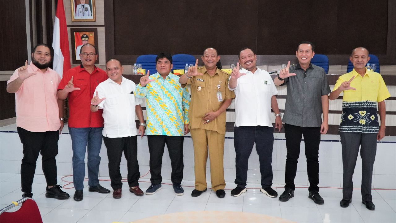 Plt Bupati Langkat H. Syah Afandin S.H, Terima Kunker DPRD Sumut & Lepas 191 Mahasiswa KKN PPM USU