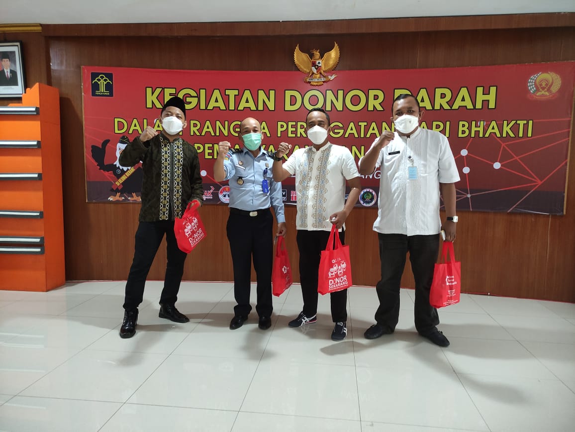 Sambut HBP Ke-58, Lapas Kelas I Cipinang Kanwil Kemenkumham DKI Jakarta Wujudkan Kepedulian & Solidaritas Terhadap Sesama Melalui Kegiatan Donor Darah