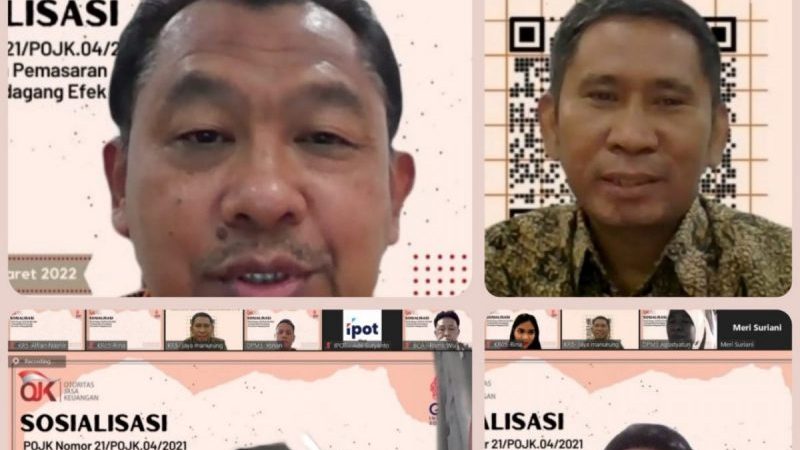 OJK Sumbagut Sosialisasikan POJK Sebagai Mitra Perantara Pedagang Efek