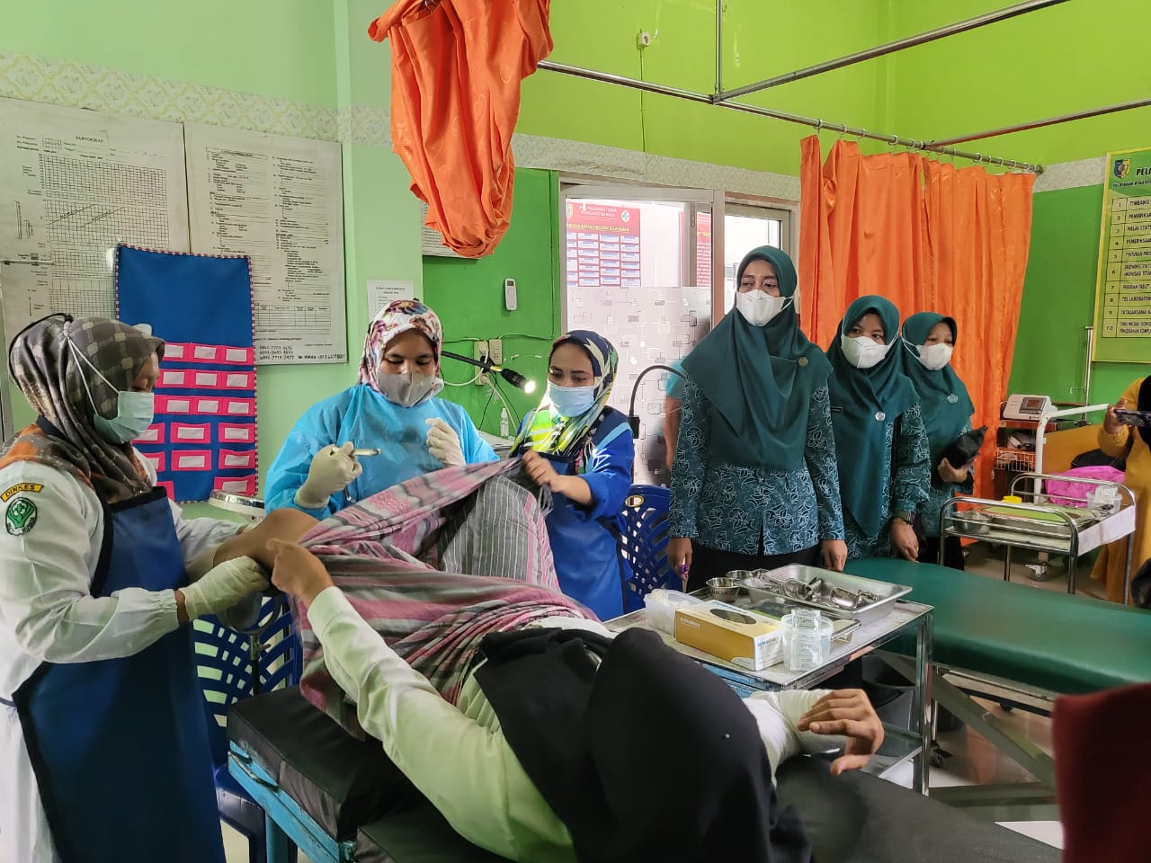 Ny. Maya Zahir Buka Gebyar IVA Test di Kecamatan Sei Balai