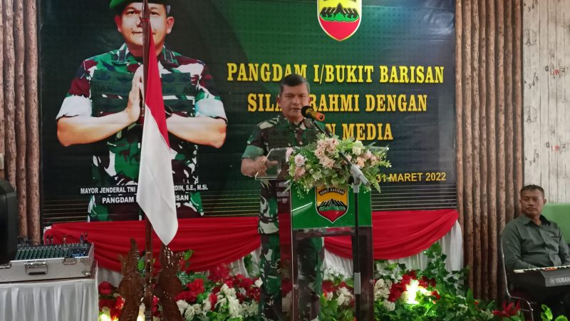 Pangdam I/BB, Mayor Jenderal TNI A.Daniel Cardin,SE.,MSi : Tugas TNI dan Media Semakin Berat