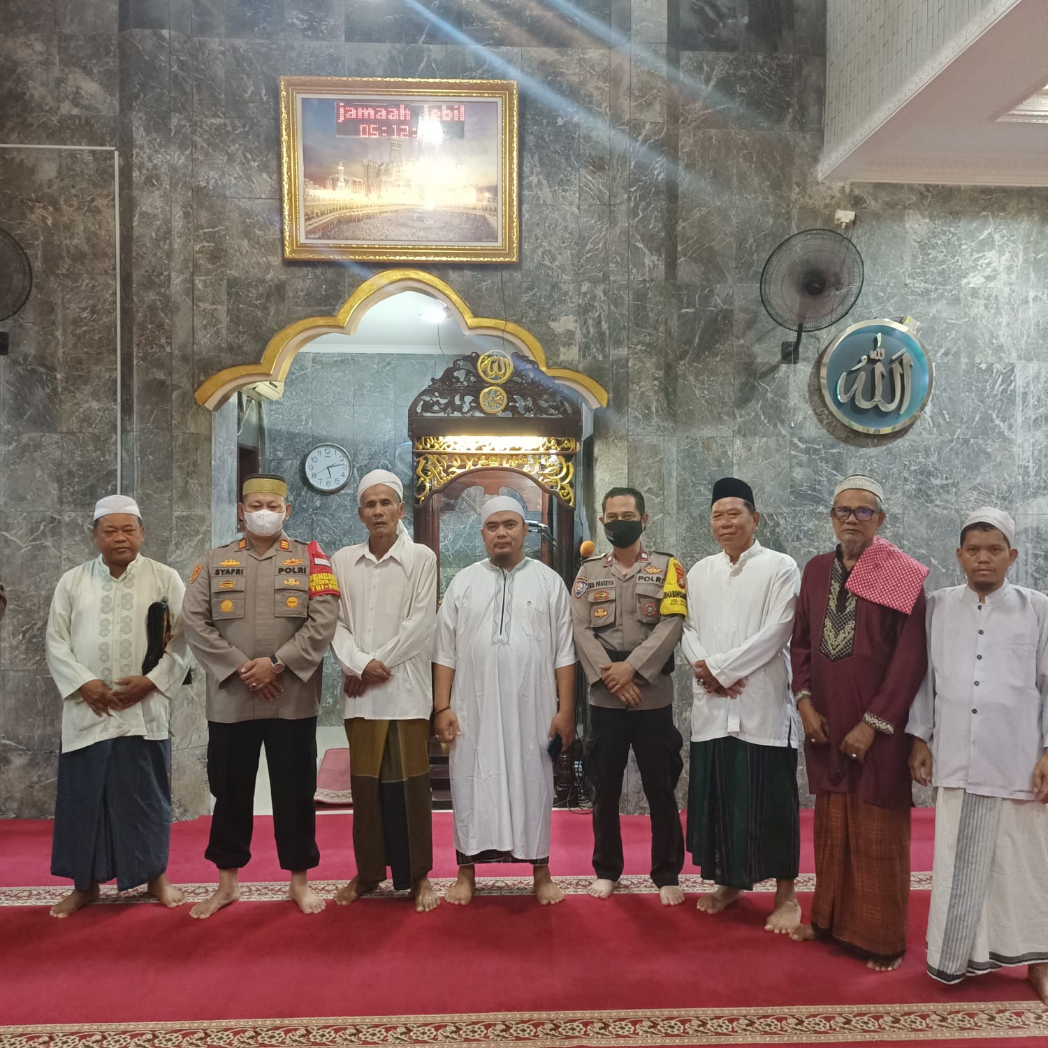Shubuh Keliling, Ini Pesan Kapolsek Kalideres Jakbar AKP Syafri Wasdar Menjelang Ramadhan 1443 H