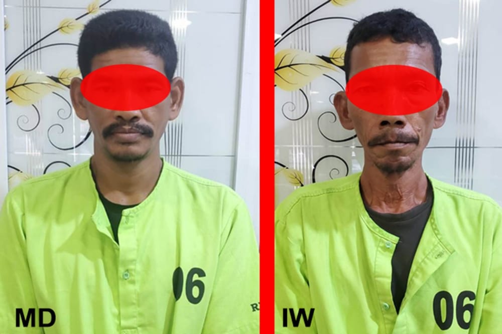 Dua Pelaku Pemerkosa Anak di Amankan Sat Reskrim Polres Aceh Timur