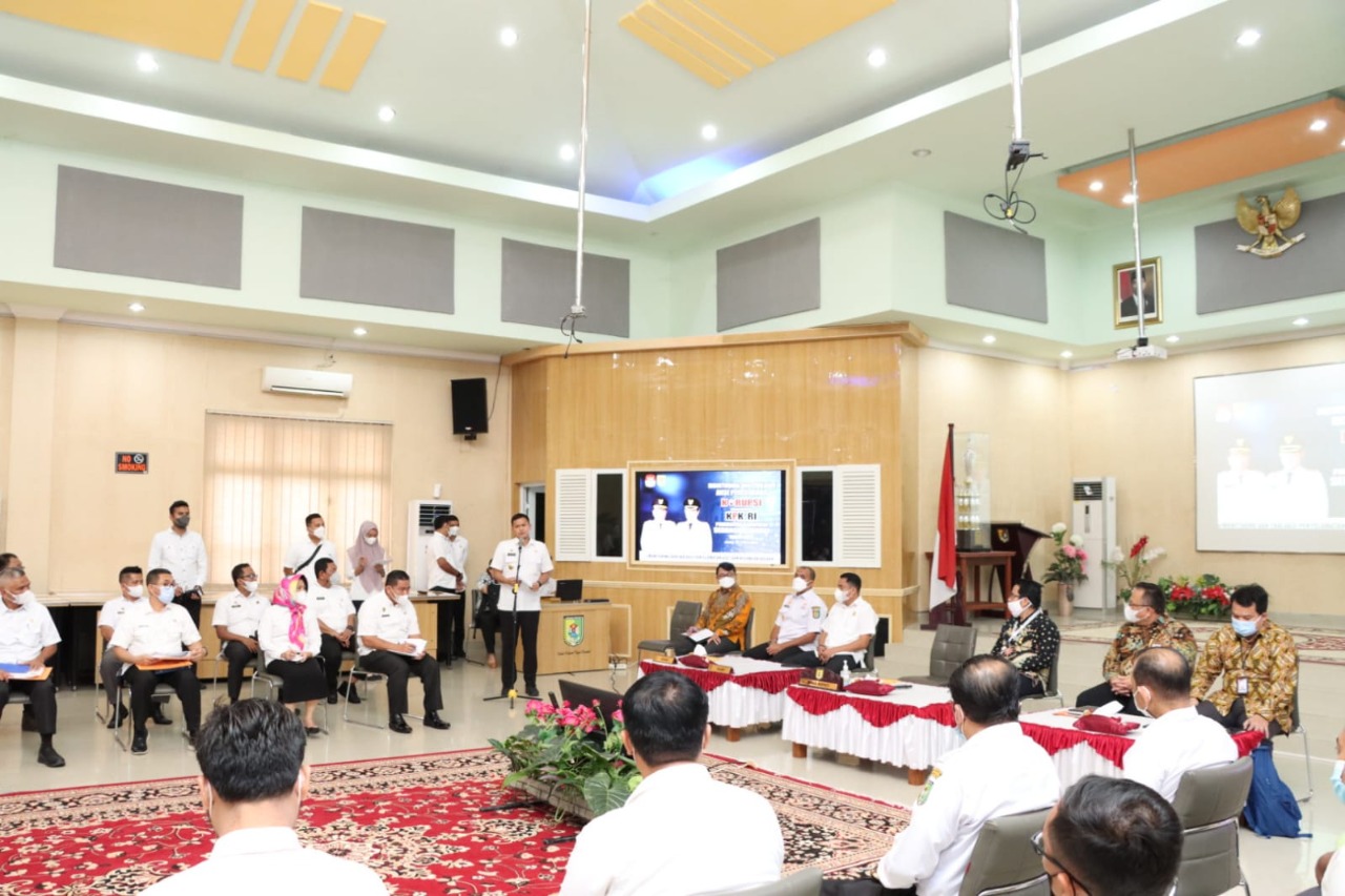 KPK Beri Pembinaan dan Tindak Lanjut Korsupgah di Pemkab Sergai