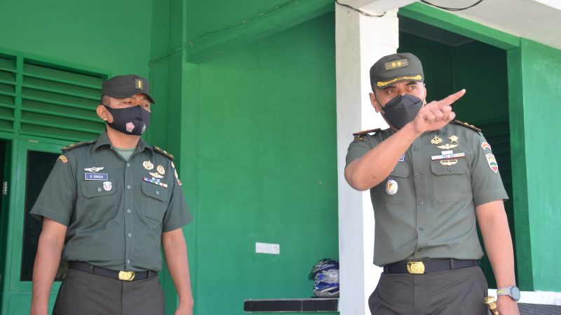 Dandim 0303 Bengkalis Tinjau Markas Koramil 07 di Bathin Solapan