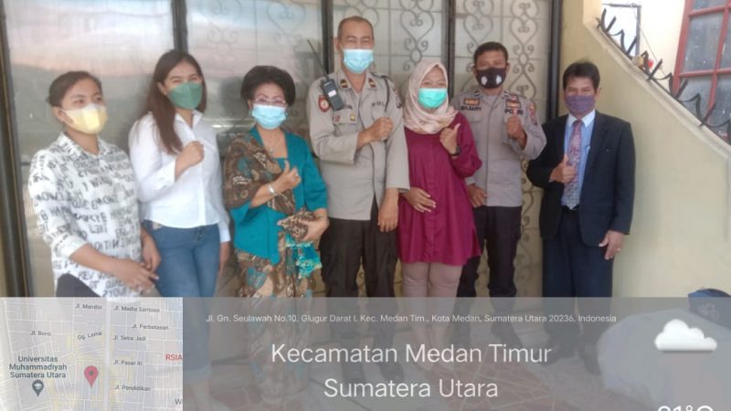 Polsek Medan Timur Terus Genjot  Vaksinasi Khusus Lansia dan Anak 6 Tahun Keatas