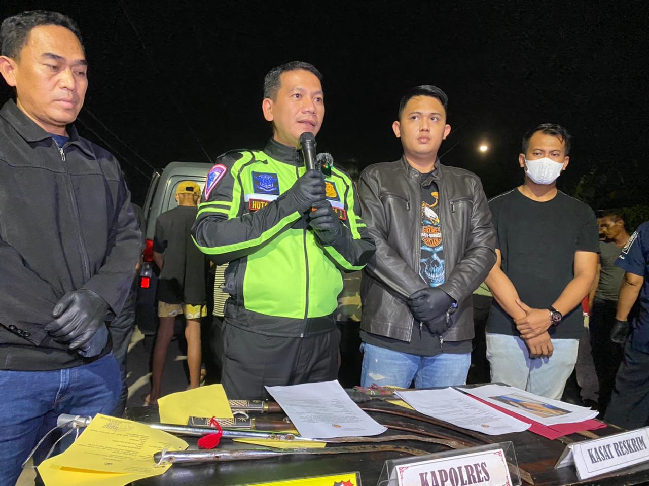 Polres Serang Kota Ungkap Kasus Pelaku Tawuran Akibatkan Korban Luka Bera
