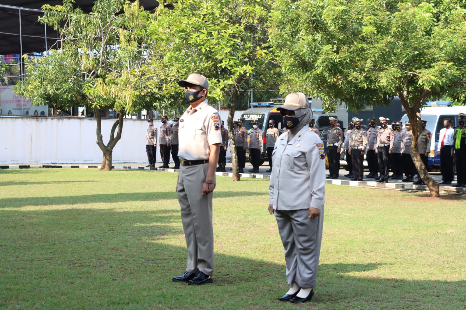 Ini Pesan Kapolres Kendal AKBP Yuniar, Kenaikan Dua Personel PNS Polri