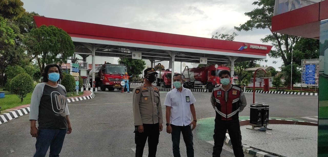 Antisipasi Kelangkaan BBM Jenis Solar, Polsek Siantar Barat Cek Full Pertamina Pematangsiantar Secara Rutin