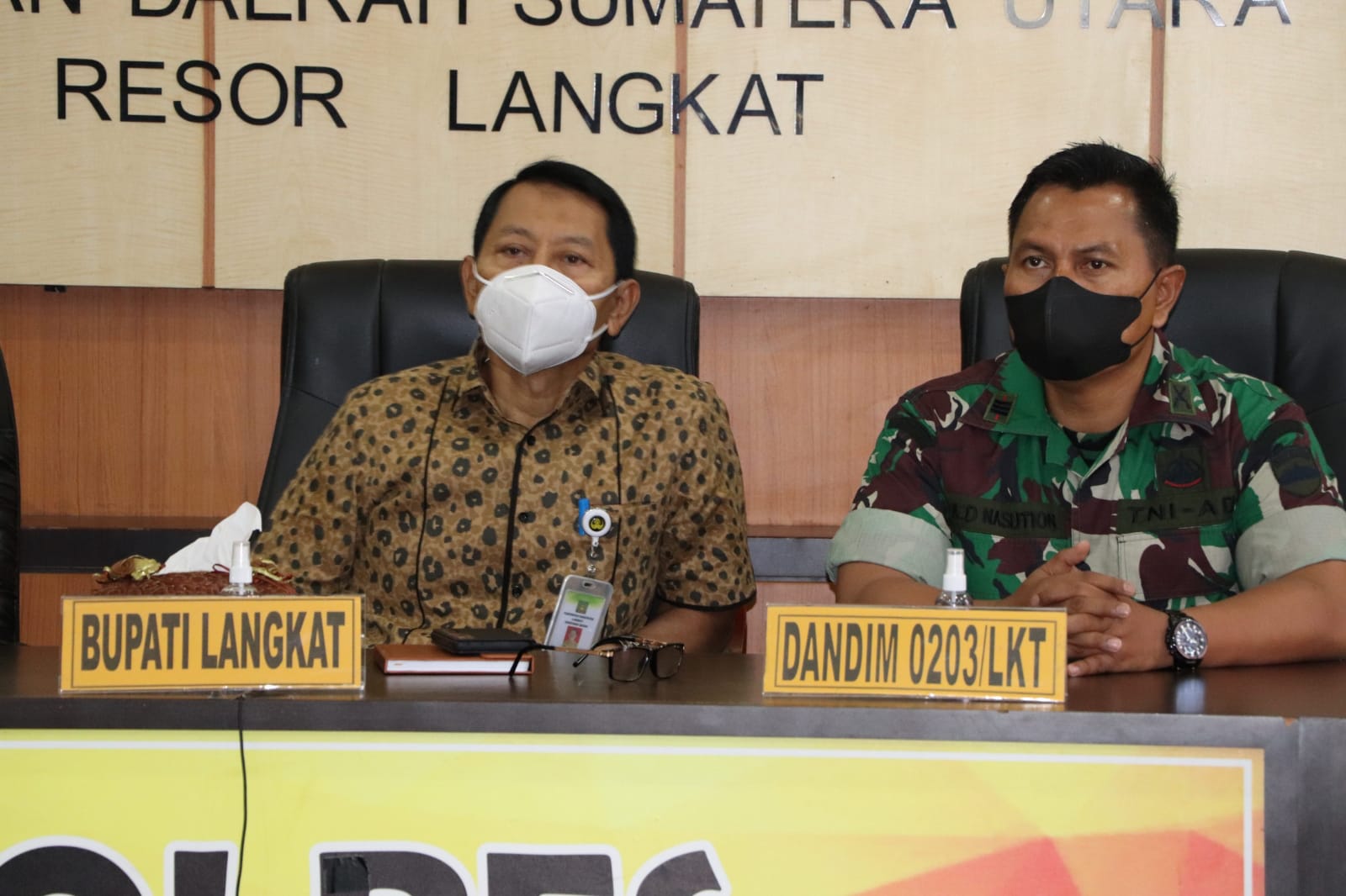 Vidcon Rapat Koordinasi Lintas Sektoral Bidang Operasional persiapan PAM Idul Fitri 1443 H diMasa Pandemi Covid-19