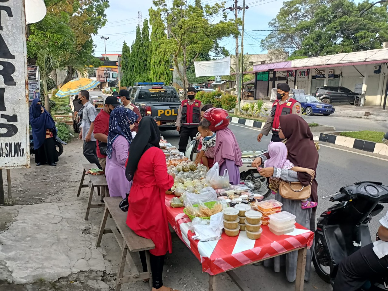 Sat Samapta Polres Langkat Laksanakan Patroli Jelang Berbuka Puasa