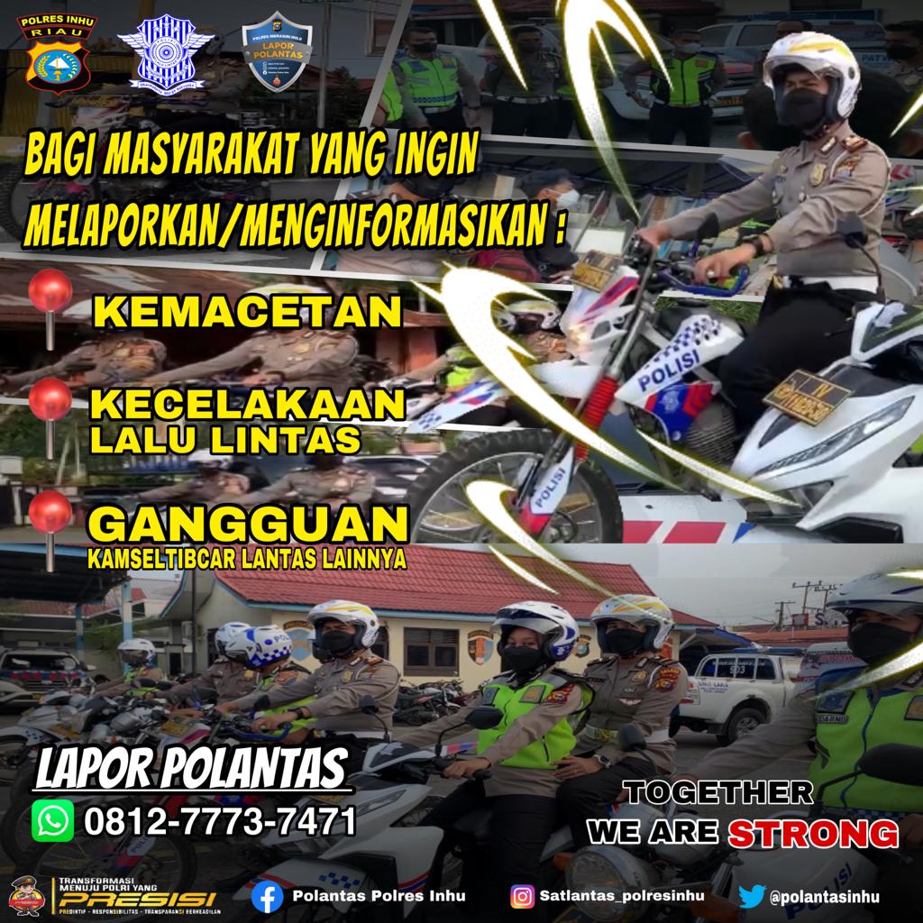 Jika Ada Gangguan Kamseltibcer Lantas, Masyarakat  Langsung Hubungi Via Whatsapp