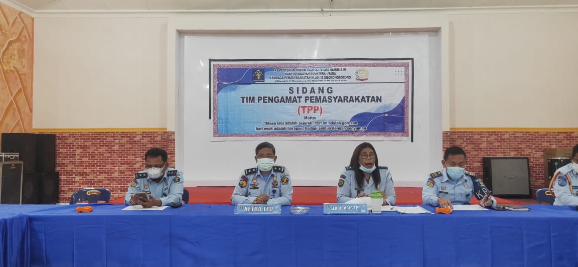 24 Orang Warga Binaan Lapas Siborongborong Kanwilkumham Sumut Ikuti Sidang TPP Untuk RE-INTEGRASI Dan Tamping Dalam Tembok Lapas