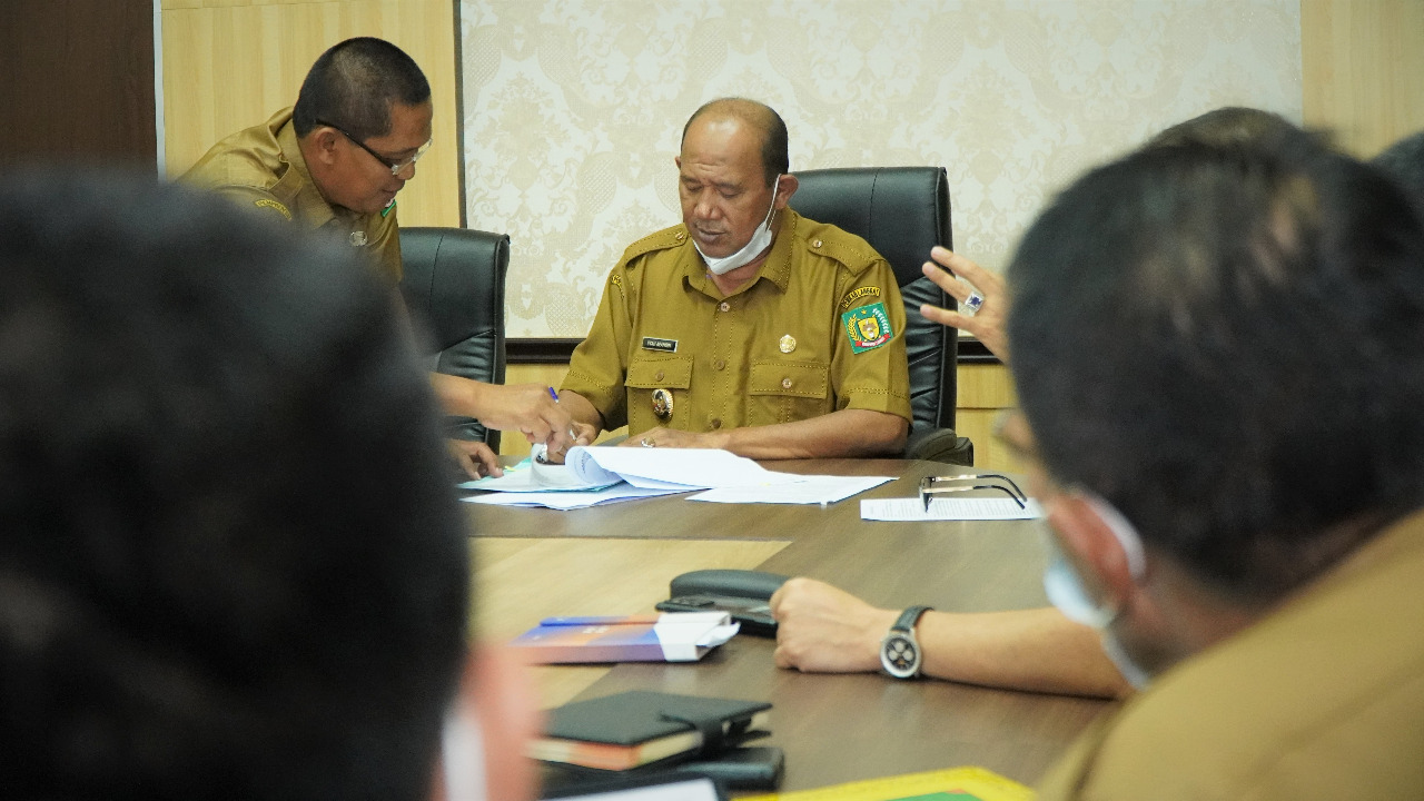 Plt Bupati Langkat Pimpin Rapat Pointer Pilkades, Berikut Tahapannya