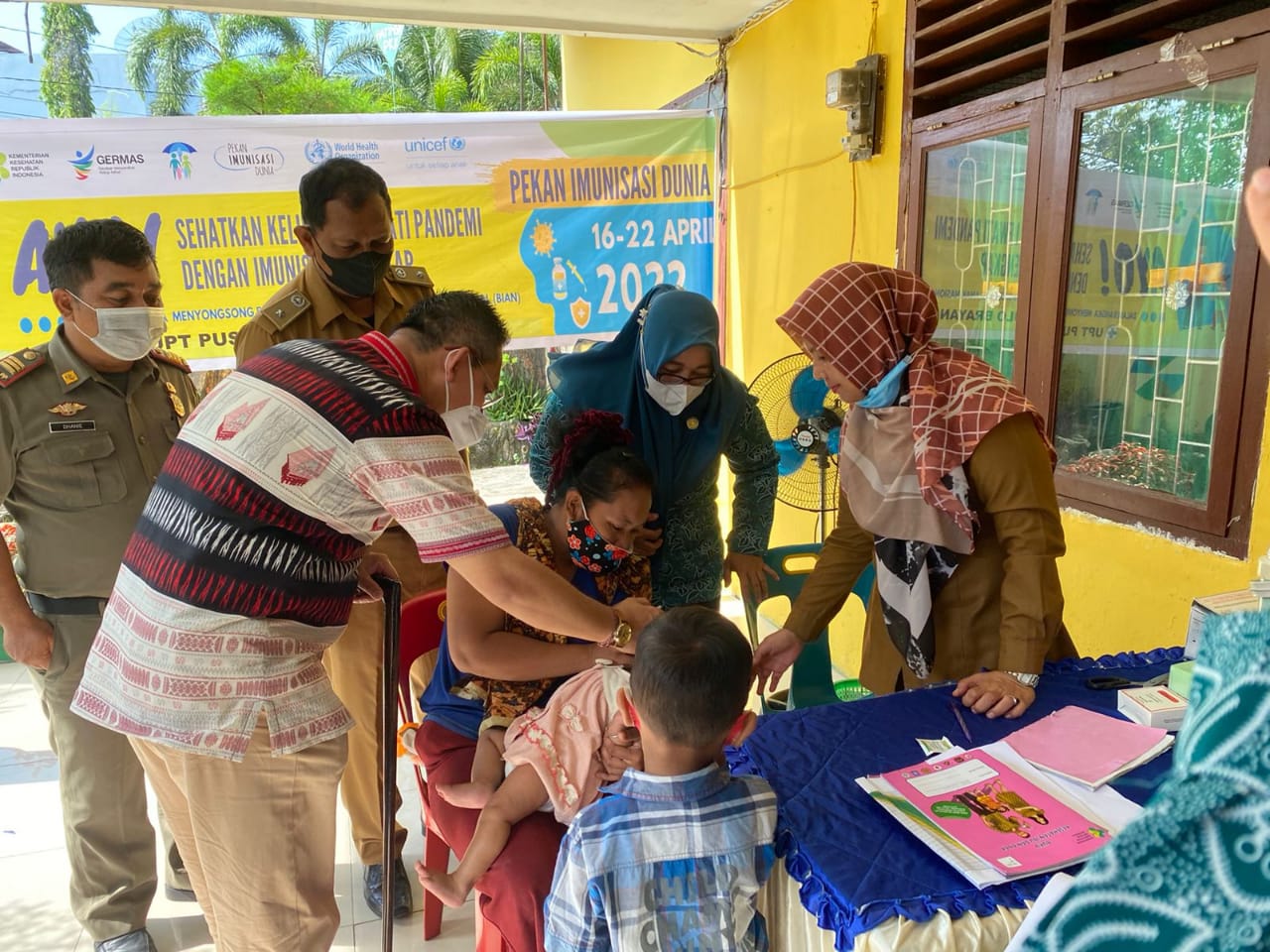 Hadiri Pekan Imunisasi Dunia 2022 di Kota Medan, Wong : Vaksinasi  Sangat Penting Bagi Anak