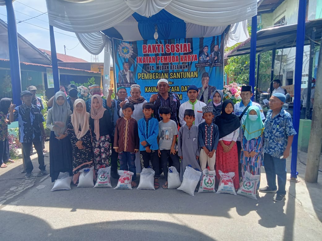 Bakti sosial Ikatan Pemuda Karya Bagikan Lebih 1000 Paket bagi Kaum Dhuafa Dan Anak Yatim