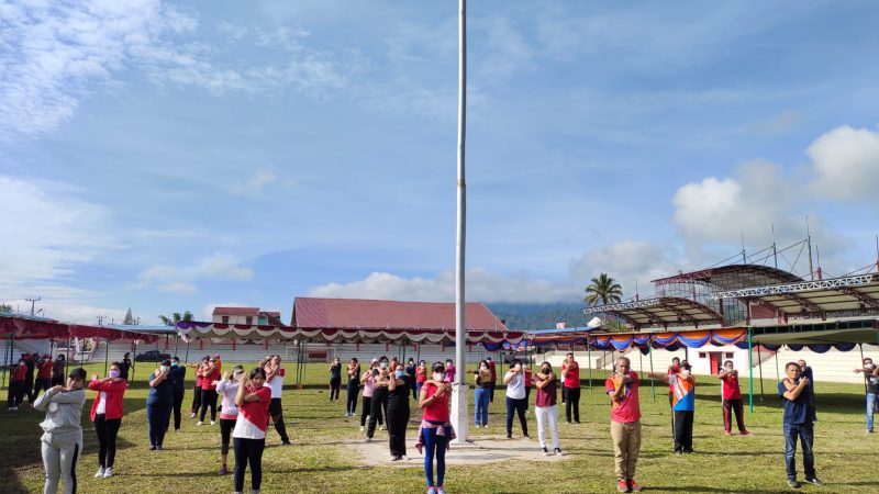 Dinkes Taput Sosialisasi Pola Hidup Sehat Dengan GERMAS