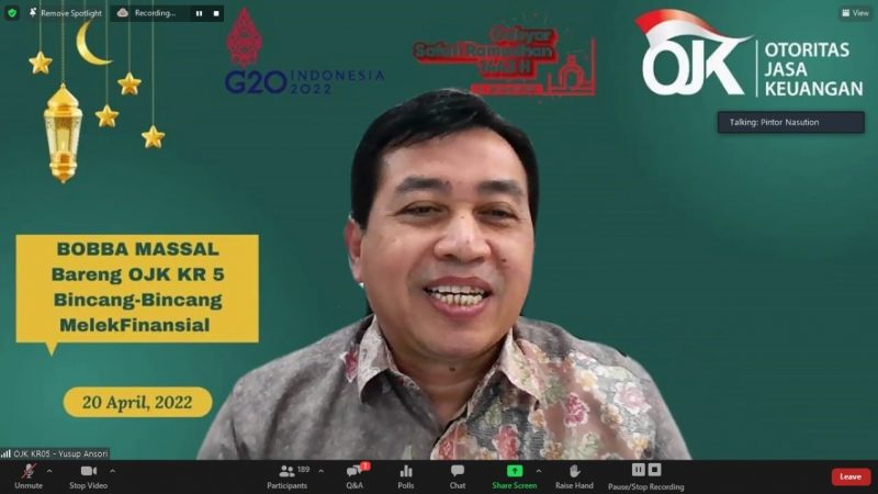 OJK Sumbagut, Ajak Masyarakat Berinvestasi