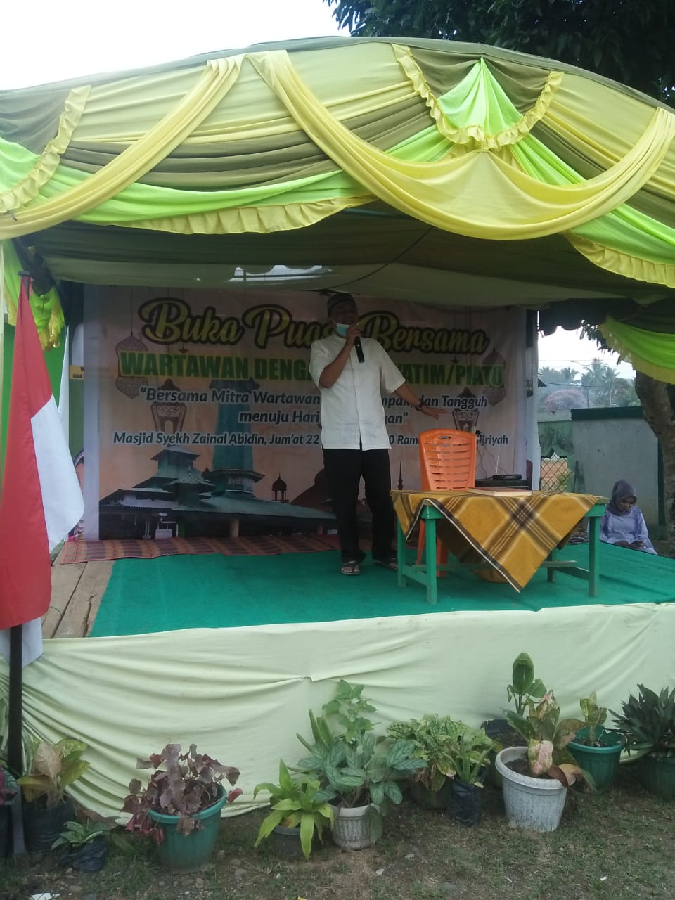 Wartawan Bukber Dengan Anak Yatim/Piatu Di P. Sidempuan