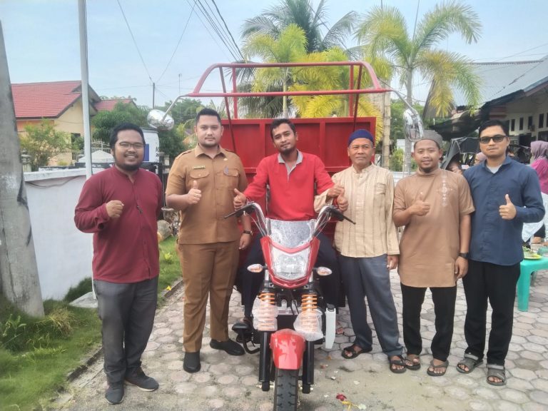 PJ Geuchik Gampong Baro Dukung Program Pemko Langsa Dengan Mengadakan Armada Betor Sampah