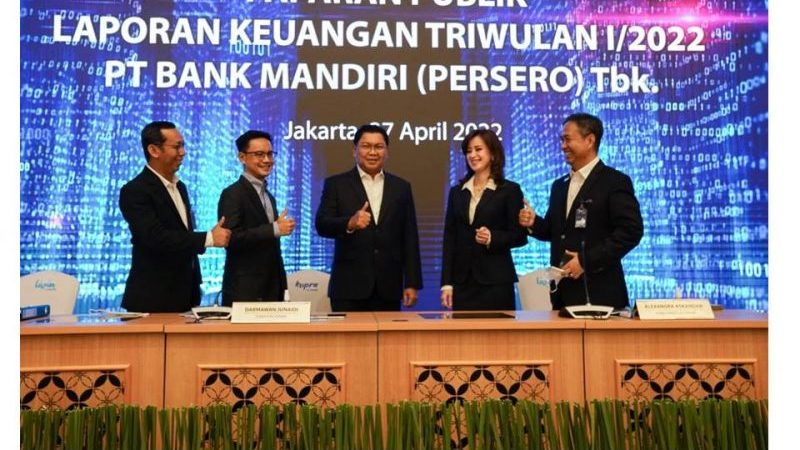 Bank Mandiri Cetak Laba Rp 10 Triliun di Kuartal I 2022